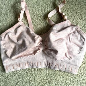 Blush pink nursing bra large busty